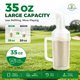 thumbnail image 2 of Juego de 2 botellas de arena Panglong 35 oz universal para carrito de golf, 2 of 7