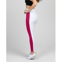 Flix Spa - Calza Mujer Algodón Nacional Tiro Alto Con Franja Lateral Alta Calidad