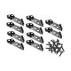 thumbnail image 2 of 10 Piezas De Soportes De Esquina Triangulares, Soportes Triangulares Para Muebles, Sillas, Escritorios Con Tornillos De Hierro, 2 of 5
