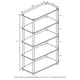 thumbnail image 2 of Estantería Furinno TURN‑N‑TUBE de 5 niveles, cerezo claro, 59 × 30 × 15 cm, 2 of 6