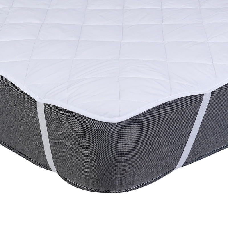 Mashini - Cubrecolchon Elasticado Linea Hotel 1,5 P Blanco