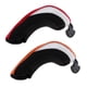 thumbnail image 4 of 2x Golf Hybrid Ut Club Head Cover Headcover Con Etiqueta De Número Naranja + Rojo, 4 of 5
