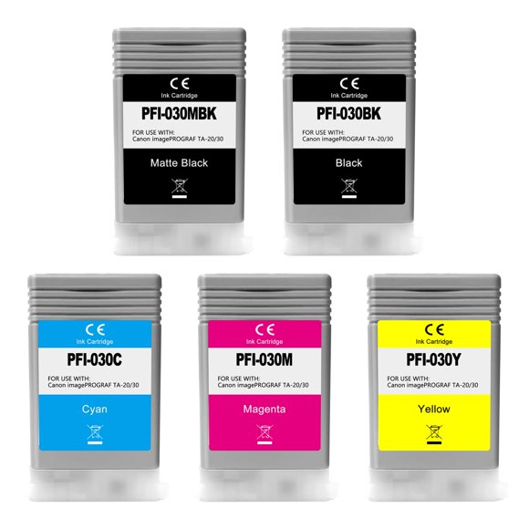 Cartucho de tinta Dikarsum PFI-030 55 ml (paquete de 5)