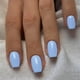 thumbnail image 2 of Press On Nails JOYVVEW Baby Blue Short Square para mujer, 2 of 7