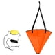thumbnail image 2 of 24 pulgadas de ancla de mar Drogue, 30 pies de kayak deriva ancla cuerda de remolque línea de tiro flotante, 2 of 3