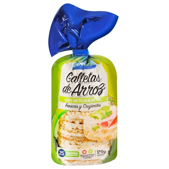 Galletas De Arroz Con Un Toque De Sal, 110 g