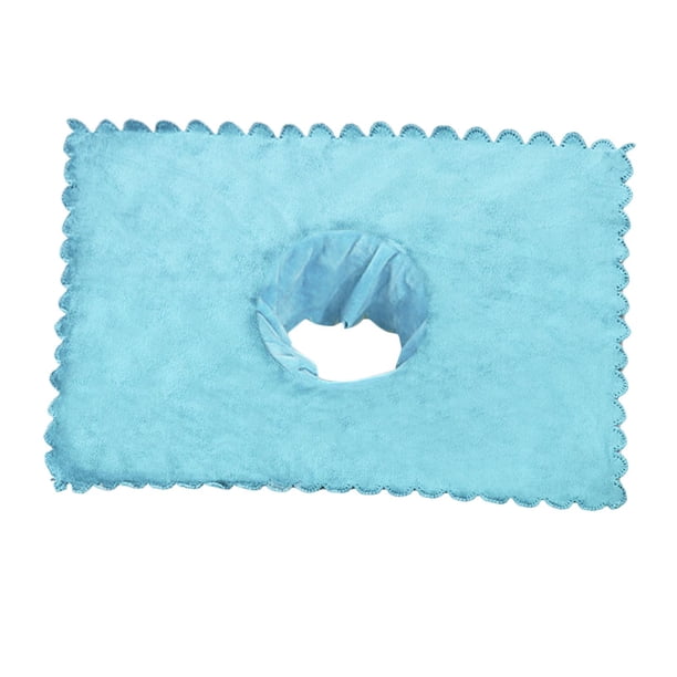 Cubiertas de sábanas para de masaje con orificio para respirar en /atención de /suave/35,43x23,62 pulgadas/toalla protectora de tirarere , azul