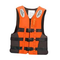 Magideal - Chaleco Salvavidas Para Adultos, Resistente, Para Kayak, Rafting Y Otros Deportes Acuáticos Al Aire Libre. Talla Xl, Color Naranja. Naranja Xl
