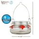 thumbnail image 4 of Comedero para platos con forma de colibrí Nature's Way Mason Jar, transparente, 4 of 8