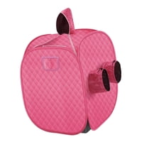 Magideal - Tienda De Campaña Portátil Plegable Para Sala De Sauna, Salas De Spa Personas De Cuerpo Completo, Vaporizador No Incluido Para El Interior Rosa Roja