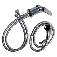 Magideal - Juego De Grifería Para Cuenco De Champú Para Salón, Mezclador Frío Y Caliente, Fácil Instalación, Juego De Grifería Para Fregadero De Salón, Lavabo De