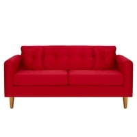Bodevir - Sofa New Retro 3C Felpa 04 Rojo