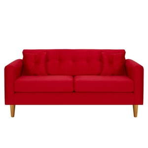 Bodevir - Sofa New Retro 3C Felpa 04 Rojo