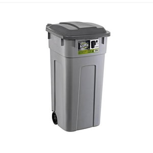 Reyplast - Contenedor De Basurera 93 Litros Con Tapa Y Ruedas