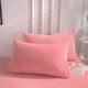 thumbnail image 5 of Juego estándar de 2 fundas de almohada de franela, funda de almohada de forro polar súper suave con cremallera para dormitorio, sofá, sillón, lujosa y acogedora., 5 of 6