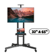 thumbnail image 2 of Soporte De Pie Con Ruedas Pantalla Plana Tv Led Lcd-32''-65' Negro, 2 of 2