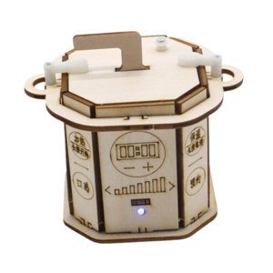 Magideal - Juguete Tecnológico, Juego De Bloques De Construcción De Madera Con Luz Indicadora, Utensilios De Cocina, Juguete Científico, Modelo Para Niños De Esc