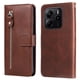 thumbnail image 2 of Funda con Cremallera para Xiaomi Redmi Noe 14 4G, Carcasa Cartera de Cuero PU con Soporte y Tarjetero, 2 of 5