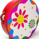 thumbnail image 2 of Pandero Musical Infantil Rojo De Flores - PB-C8, 2 of 3