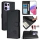 thumbnail image 1 of Funda tipo cartera FOXDOCK para Oppo Reno13 Pro con soporte, ranuras, RFID, diseño de gato, 1 of 5