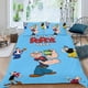 thumbnail image 2 of La Hora Completa de Popeye Conjunto de sábanas temático, trío de piezas, cómodo y amigable con la piel, diseño único, regalo de decoración para el hogar para familiares, amigos y fans,140cm *210cm, 2 of 6