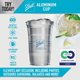 thumbnail image 3 of Vasos de Aluminio para Bebidas Frías Ball 473 ml Paquete de 12 Vasos 100% Reciclables, 3 of 6