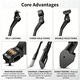 thumbnail image 5 of 6MSKS Soporte De Soporte Para Bicicleta Para 20 pulgadas 24 pulgadas 26 pulgadas 29 pulgadas bicicleta kickstand bicicleta eléctrica kickstand soporte soporte lateral ajustable, 5 of 6