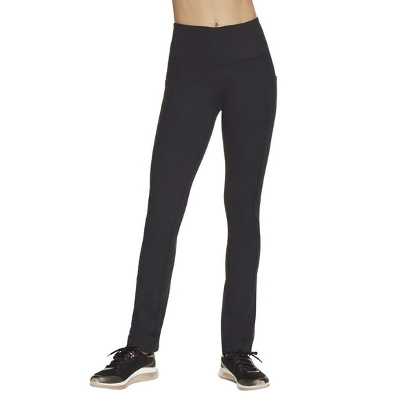 Pantalón Skechers Go Walk High Waisted Joy para mujer, color negro