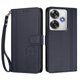 thumbnail image 3 of Funda Cartera Trébol para Xiaomi Poco F6 con Ranuras Tarjetas y Carga Inalámbrica Azul oscuro, 3 of 6