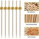 thumbnail image 4 of 200 palillos de cóctel de 4,7 pulgadas para aperitivos, palillos de cóctel de bambú para bebidas, postres, charcutería, palillos de dientes elegantes para fiestas de bodas, mini palillos de comida con, 4 of 7