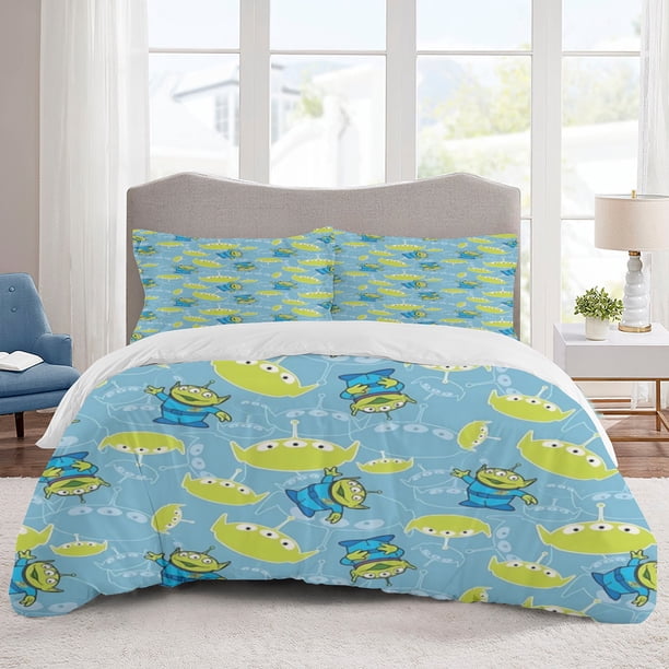Toy Story Bedding Sets Cartoon Duvet Cover Lightweight 3 Piece Bet Sets for Kids Boys Girls