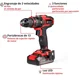 thumbnail image 2 of Taladro Percutor Te-cd 18/44 Einhell + Bat 2,5ah + Cargador, 2 of 5