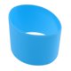 thumbnail image 4 of Botella de agua antideslizante redonda de silicona al aire libre taza taza cubierta azul claro, 4 of 5