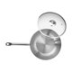thumbnail image 2 of Sartén wok SAFLON de 30 cm de acero inoxidable con tapa, 2 of 6
