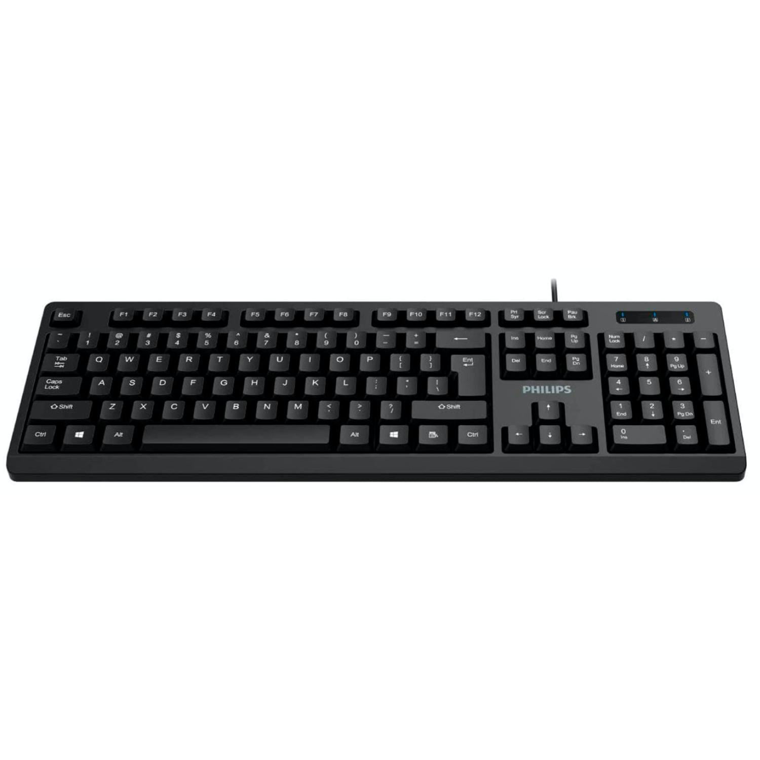 Teclado Alámbrico Spk6234 Negro Philco