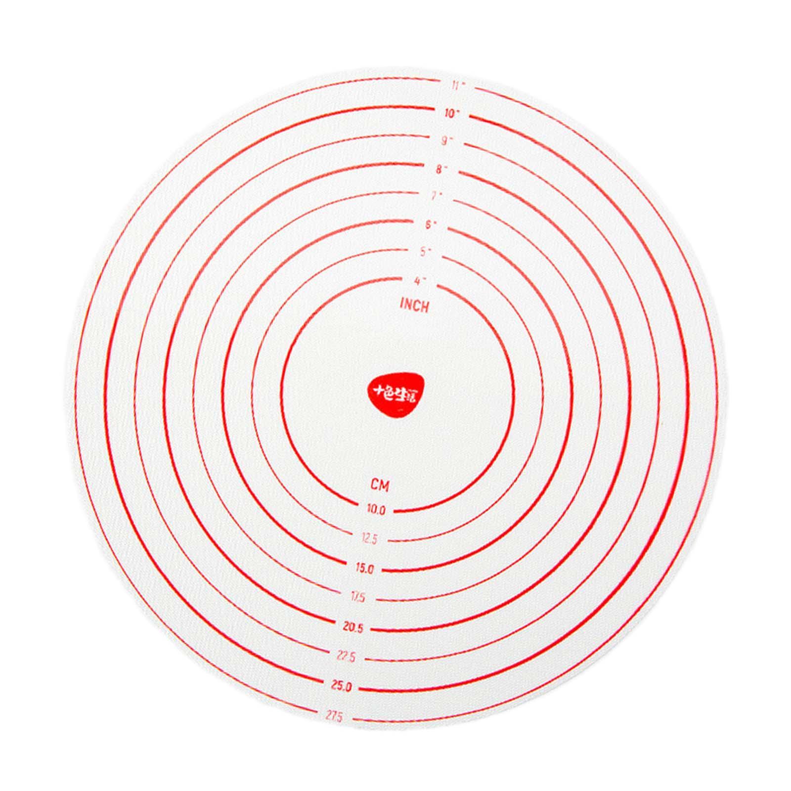 Bothyi - Tapete Decorativo Para Plato Giratorio Para Pasteles, Accesorio Reutilizable De Fácil Limpieza, Tapete Para Soporte Para Pasteles, 28,5 Cm