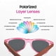 thumbnail image 3 of Anteojos de Sol cloudfield con Lentes Rosas Polarizadas y Madera, 3 of 7