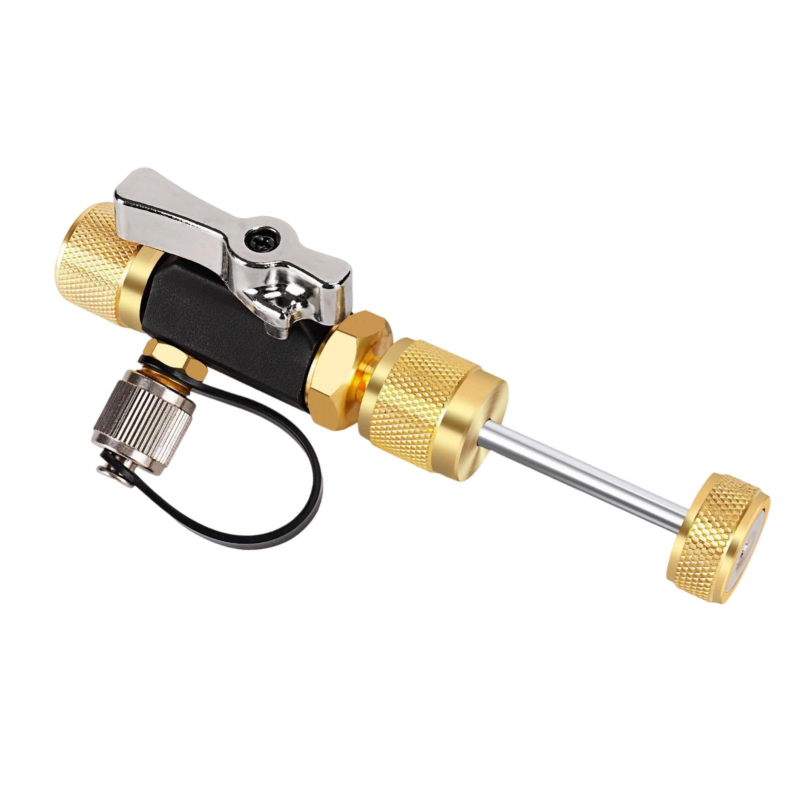 Ioensy - Herramienta De Extracción De Núcleo De Válvula Sae 1/4 Y 5/16 Puerto Para Ingenieros Técnicos Domésticos