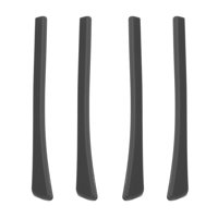 Ioensy - 4 Piezas De Anteojos, Calcetines, Puntas Para Los Oídos, Silicona Suave, Fácil De Instalar, Negro