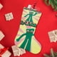 thumbnail image 4 of El Show de Gumby Tema: Calcetines de Navidad, fino lino blanco para colgar en escaleras y chimenea, decoración navideña para el hogar, regalo de Navidad. 45cm × 32cm, 4 of 5