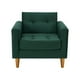 thumbnail image 1 of Sofa Retro 1c Felpa 04 Verde Botella, 1 of 6