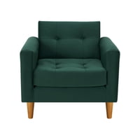 Bodevir - Sofa Retro 1C Felpa 04 Verde Botella