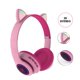 thumbnail image 5 of Audífonos Bluetooth con Orejas de Gato LED, Micrófono, Entrada Auxiliar y Micro SD Color Rosa, 5 of 6