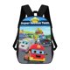 thumbnail image 1 of Rescate de Bomberos Súper-theme Backpack, Campus style schoolbag Bookbag with Adjustable Shoulder Straps And Large Zip Compartment, Unisex Travel Bags., 1 of 6