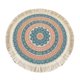 thumbnail image 3 of Mantel Individual Redondo 33cm Tejido Hecho A Mano Borla Boho Tejido Para Mesa Cocina Decoración Estilo C, 3 of 5