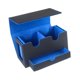 thumbnail image 3 of Caja De Baraja De Cartas Caja De Baraja Protectora De Tarjetas De Cuero PU Resistente Caja De Cartas Coleccionables Azul, 3 of 5