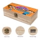 thumbnail image 3 of Caja Organizadora de Madera Rústica Maya y Miguel Desmarcar, 3 of 6