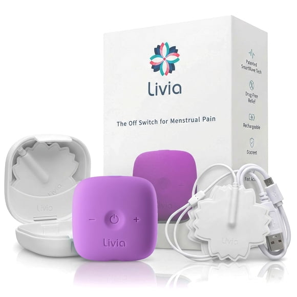 Masajeador Livia para Alivio del Dolor Menstrual Recargable