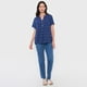 thumbnail image 4 of Blusa Mujer Manga Corta Botones Navy Corona, 4 of 5