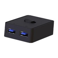 Magideal - Dispositivo Para Compartir Impresora Usb, Selector De Interruptor Usb, Plug And Play, Compartir 2 Ordenadores, Conmutador Usb, Caja De Conmutador Usb3.0